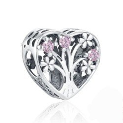 Charm corazon arbol de la...