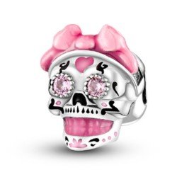 Calavera mexicana rosa...