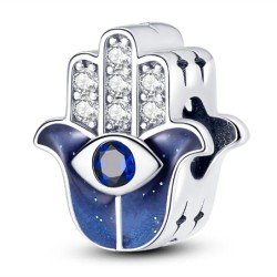 Charm mano Hamsa protección plata de ley