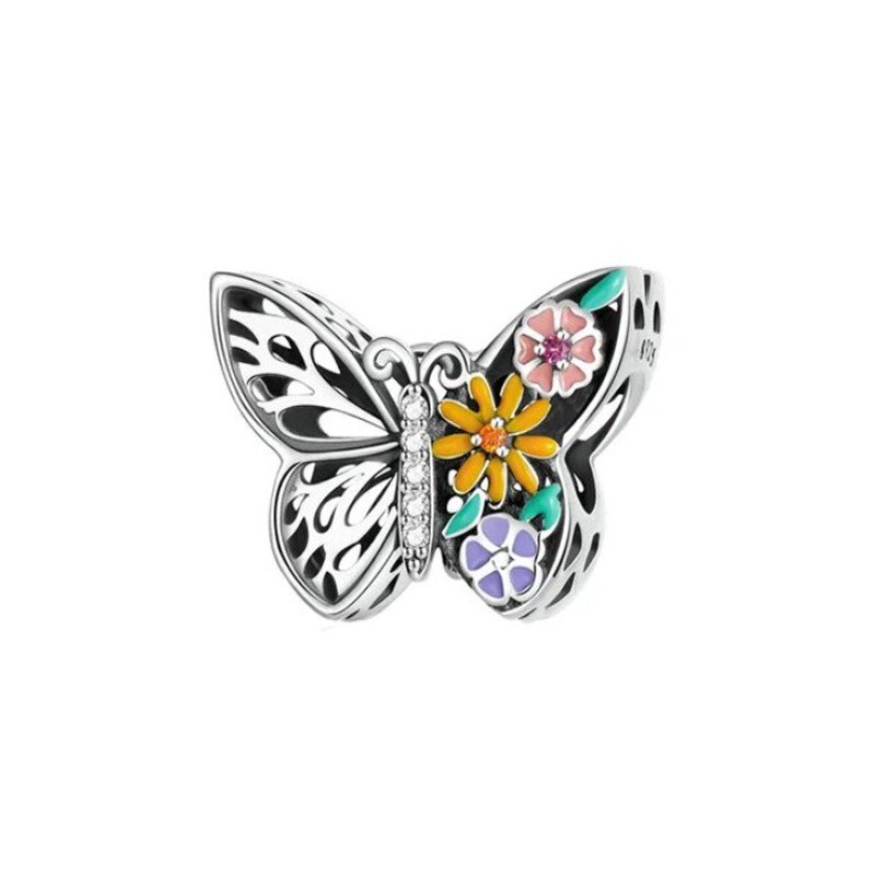 Mariposa charm plata Primavera compatible