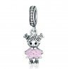 Abalorio Charm colgante niños plata de ley S925