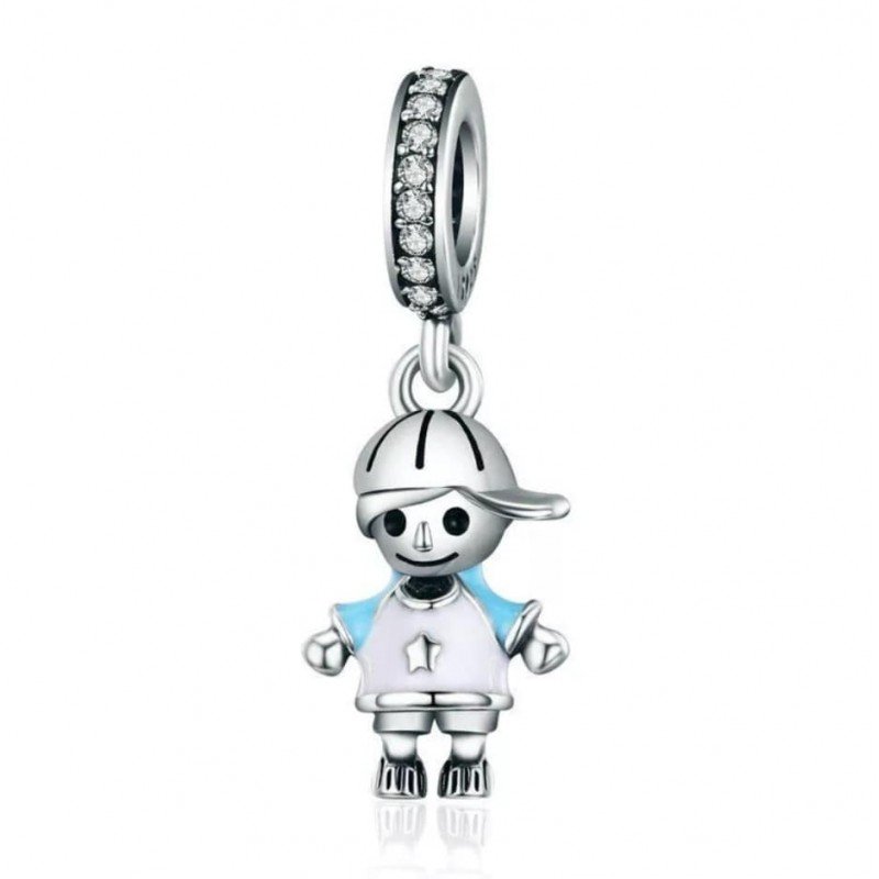 Abalorio Charm colgante niños plata de ley S925