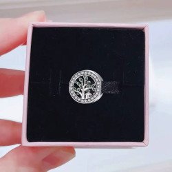 Árbol de la vida familia charm plata redondo compatible Pandora y otras pulseras