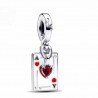 Charm As carta plata de ley colgante compatible