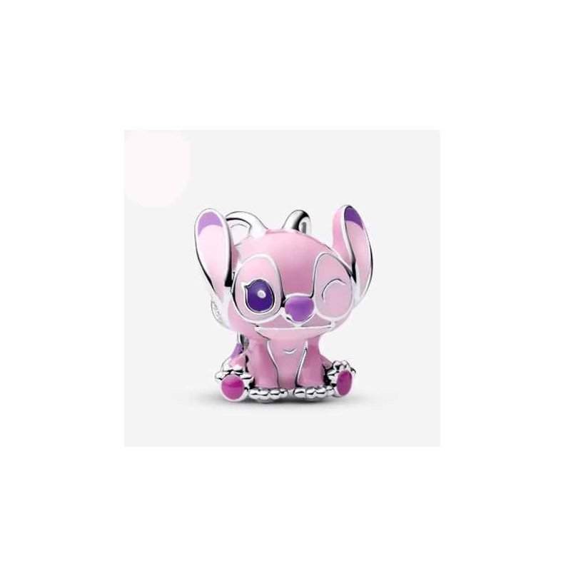 Charm plata Lilo y Stitch compatible plata de ley